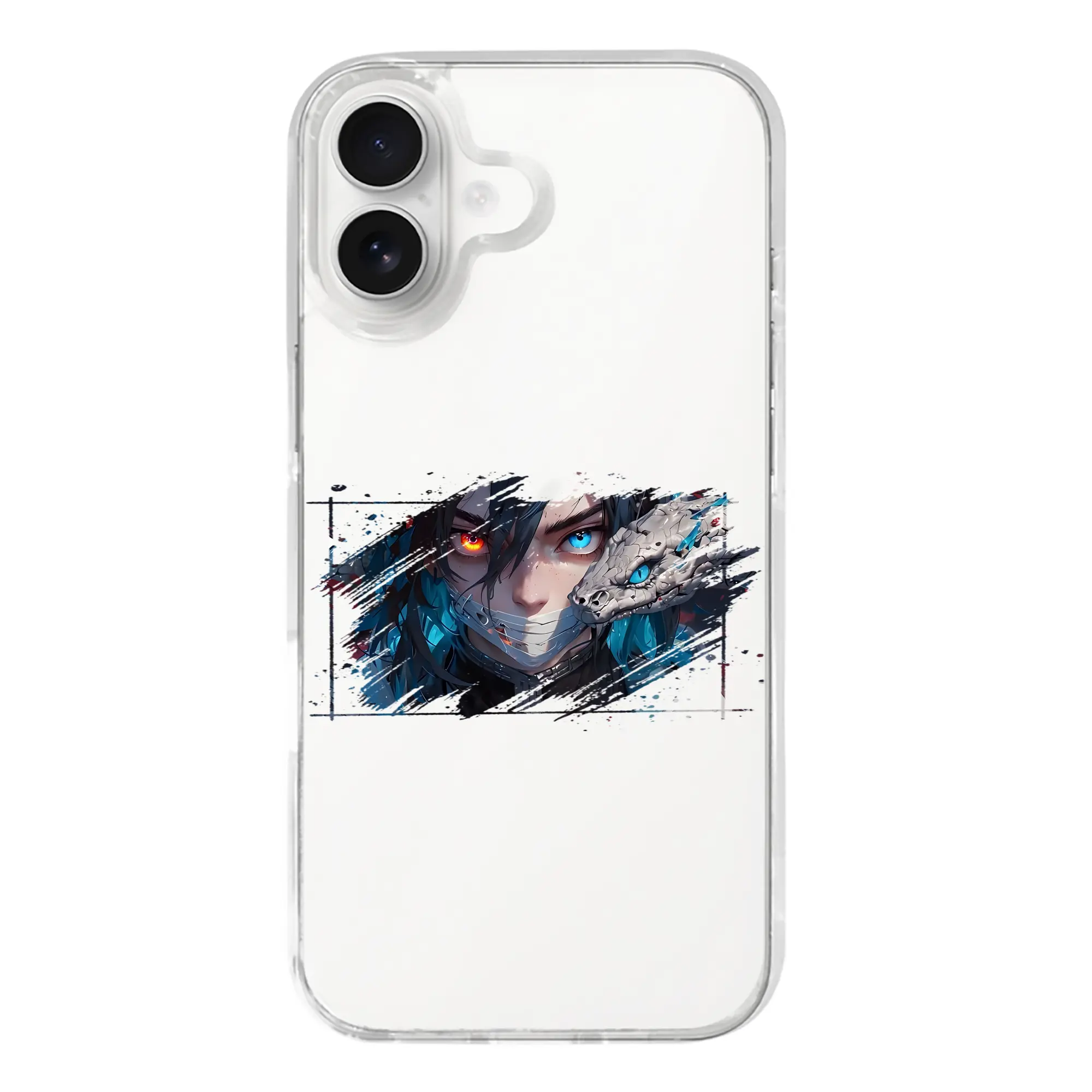 鬼滅の刃 グッズ,伊黒 小芭内 - iPhone 17シリーズ 透明スマホケース – 薄型・耐衝撃・精密フィット保護カバー